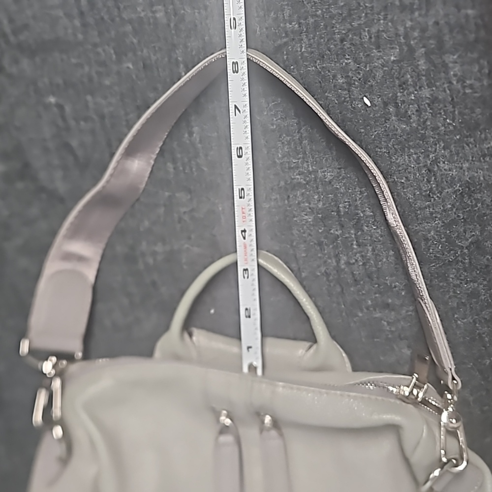 Convertible Backpack to Tote Dark Gray Pockets Travel Daily Leatherette - Picture 12 of 12